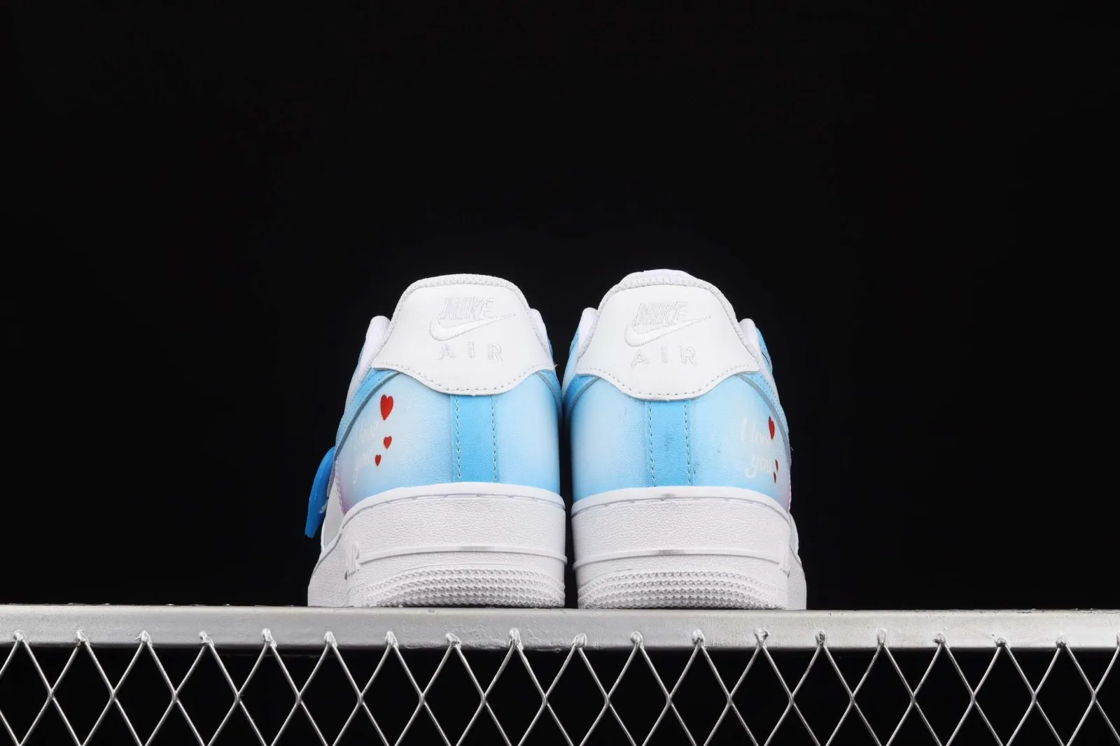 2021 Nike Air Force 1 07 Low Valentine's Day White Pink Blue CW2288-145