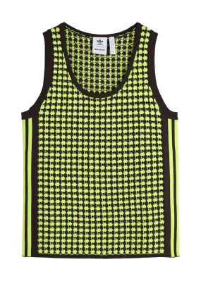 ADIDAS X WALES BONNER Patterned-intarsia crochet-knit vest  -                         -                     -                