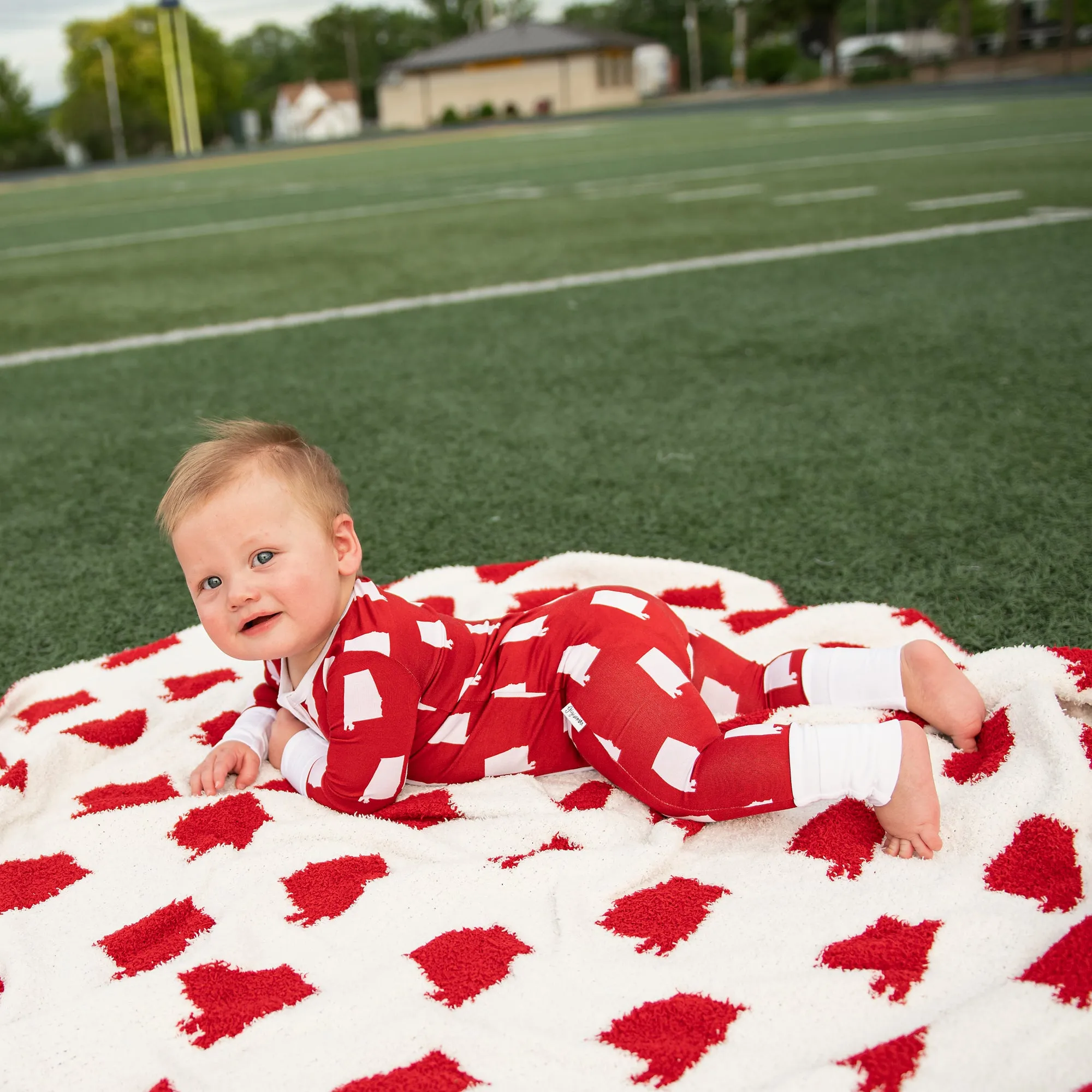 Alabama Crimson & White PLUSH BLANKET