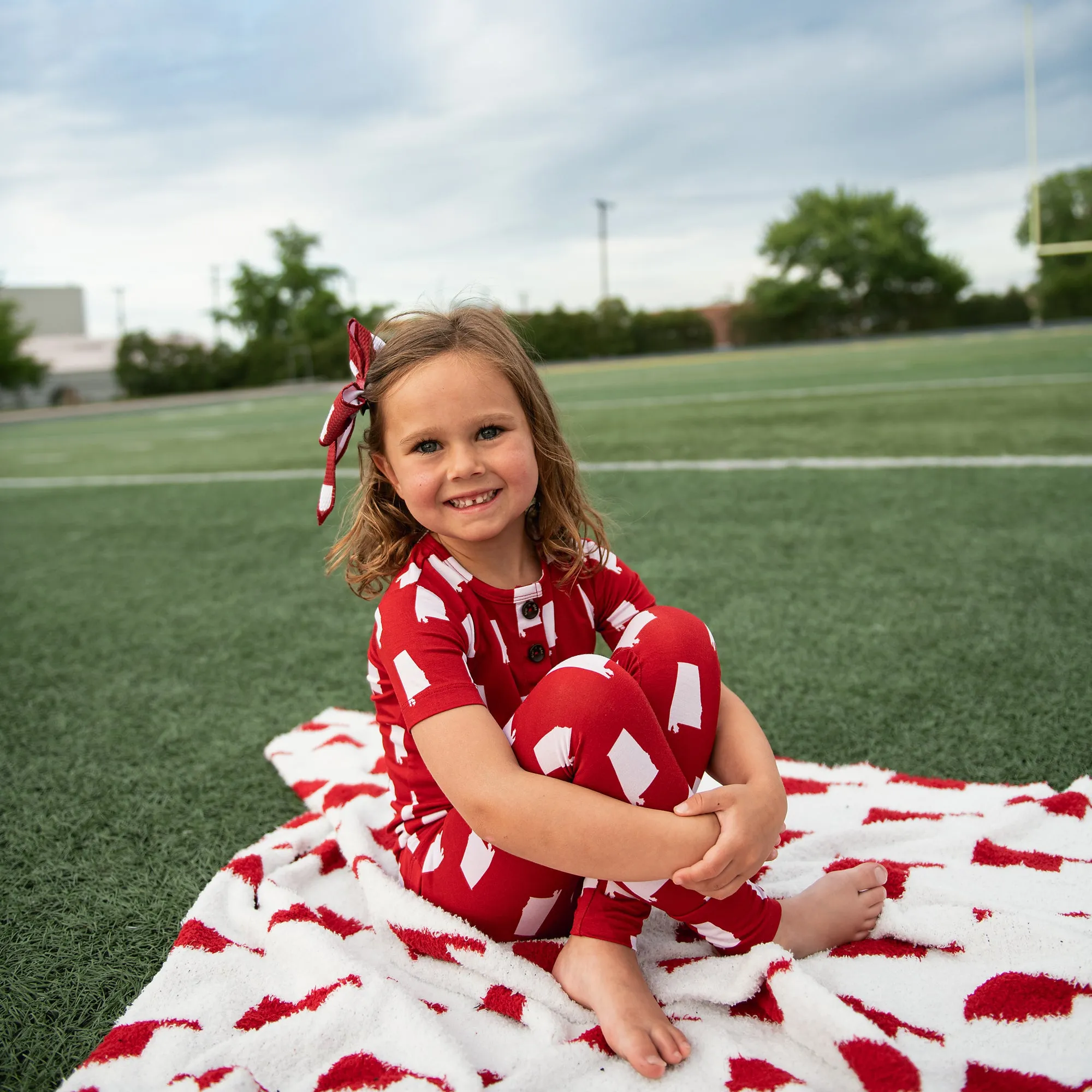 Alabama Crimson & White PLUSH BLANKET