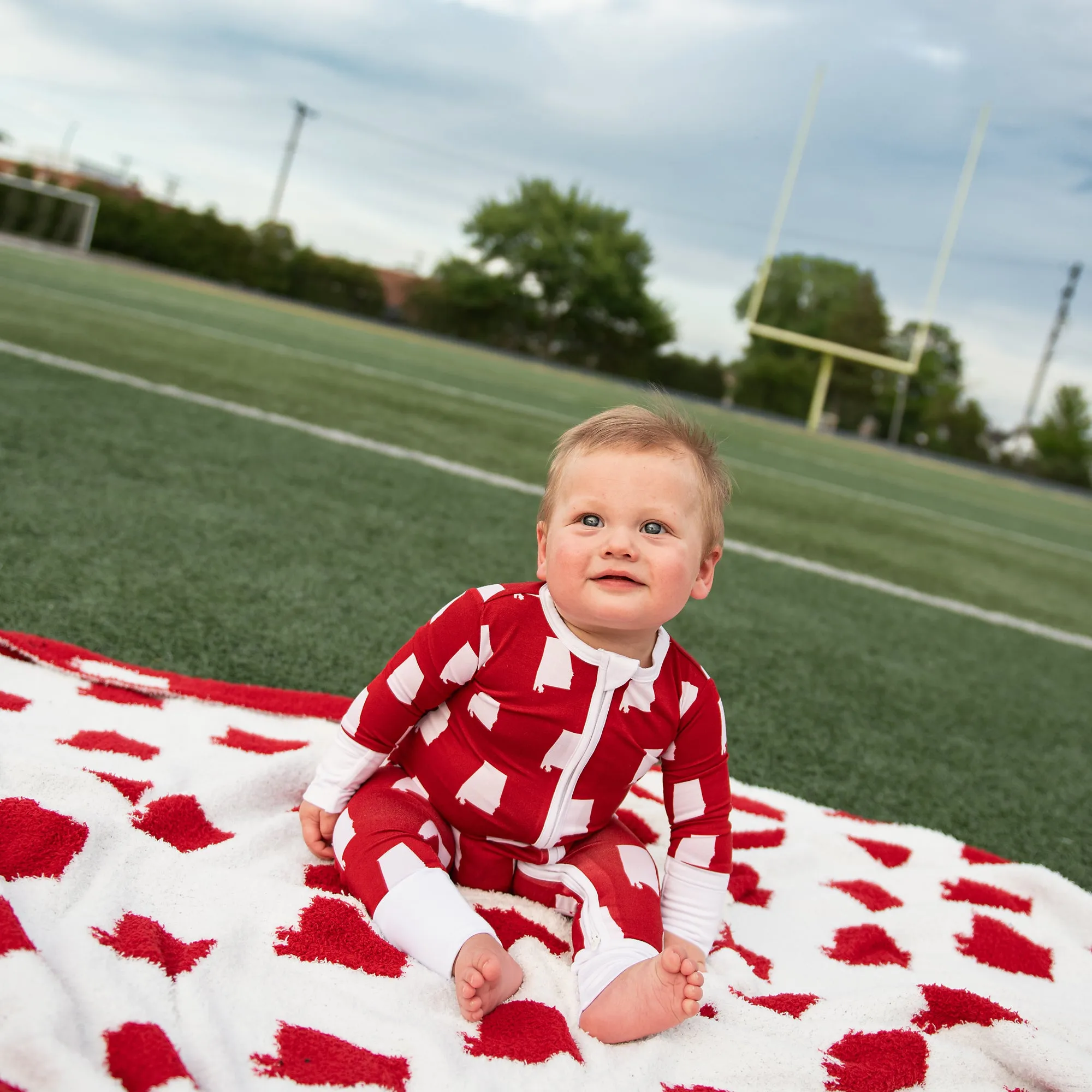 Alabama Crimson & White PLUSH BLANKET