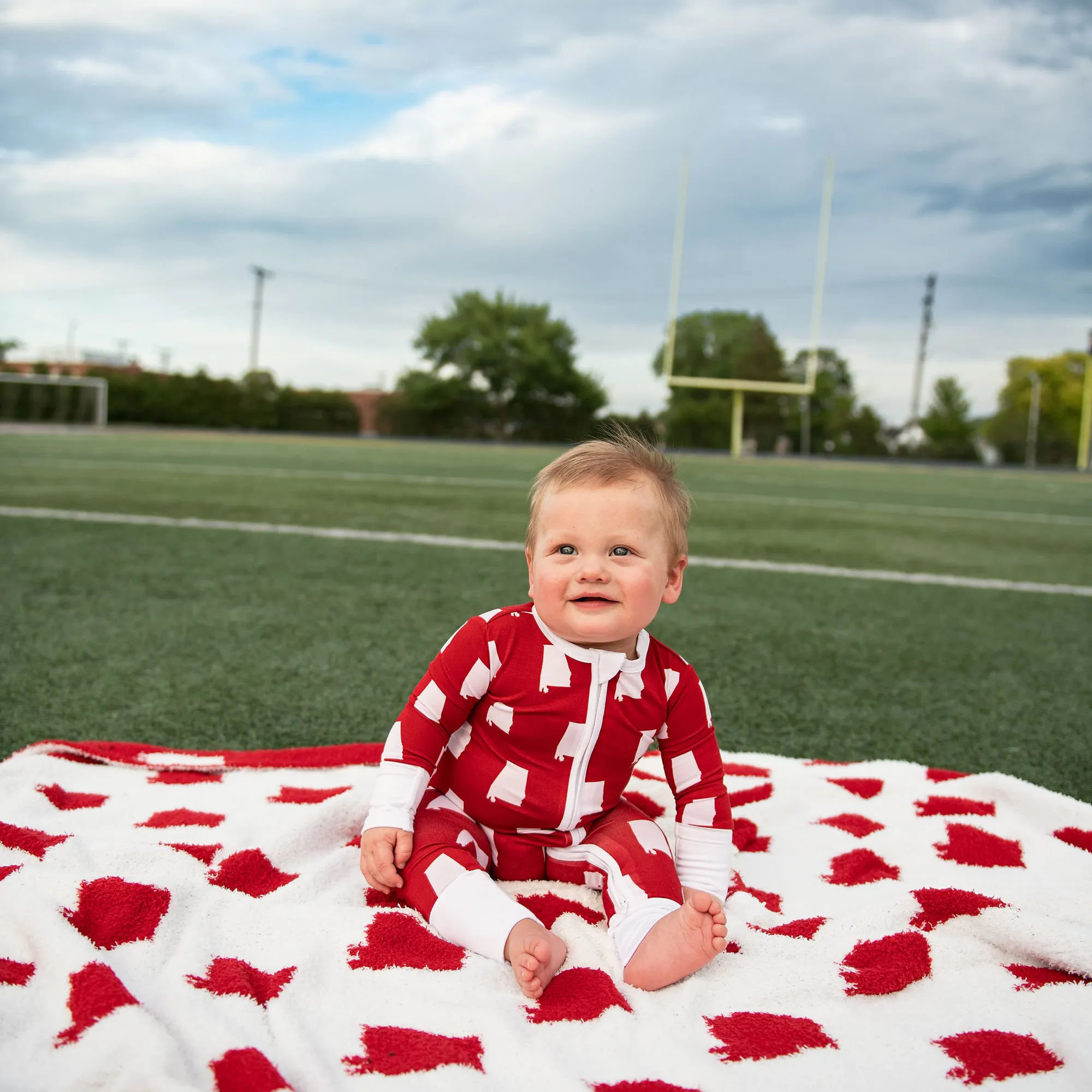 Alabama Crimson & White PLUSH BLANKET