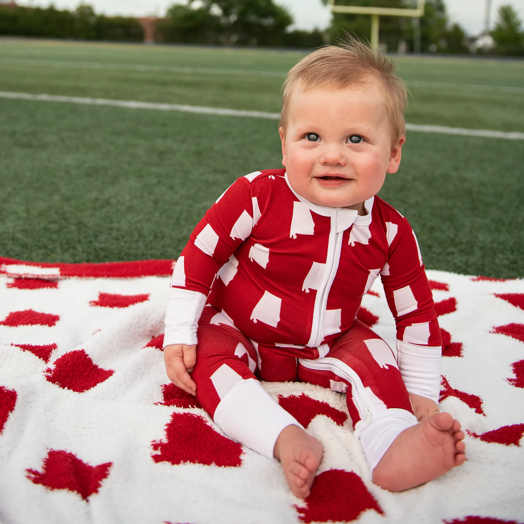 Alabama Crimson & White PLUSH BLANKET