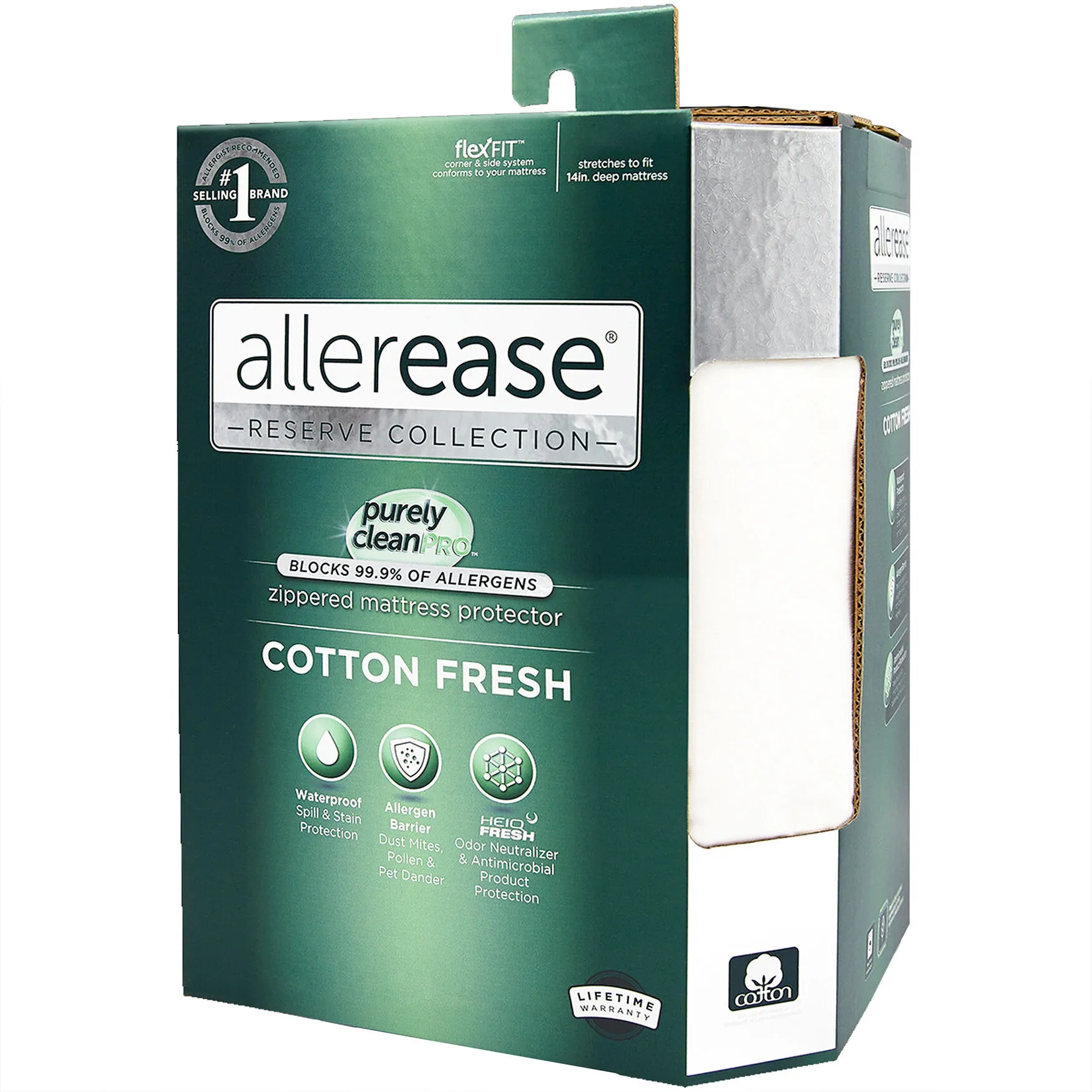 AllerEase Reserve Cotton Fresh Mattress Protector