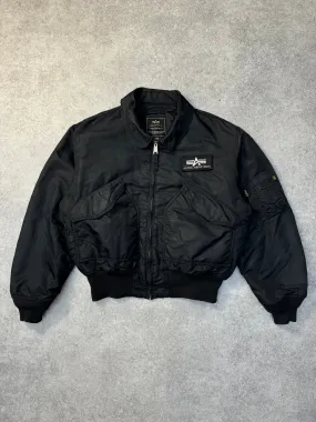 Alpha Industries CWU-45 Black Bomber Jacket