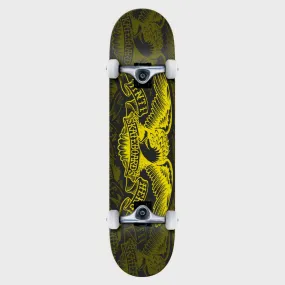 Anti Hero Skateboards - 7.75 Repeater Eagle Complete Skateboard - Black / Yellow