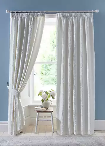 Appletree Heritage Collier Pair of Pencil Pleat Curtains with Tie-Backs | Kaleidoscope