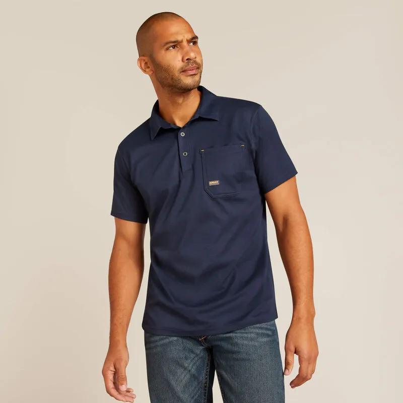 Ariat Rebar Foreman Polo Navy