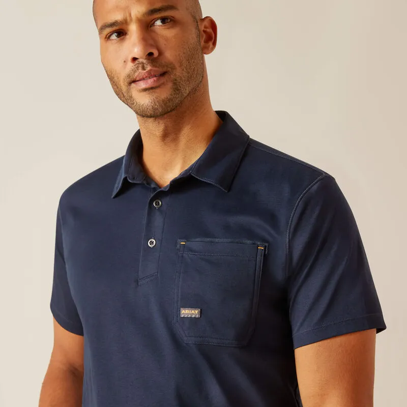 Ariat Rebar Foreman Polo Navy