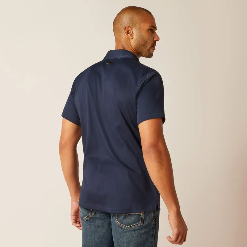 Ariat Rebar Foreman Polo Navy