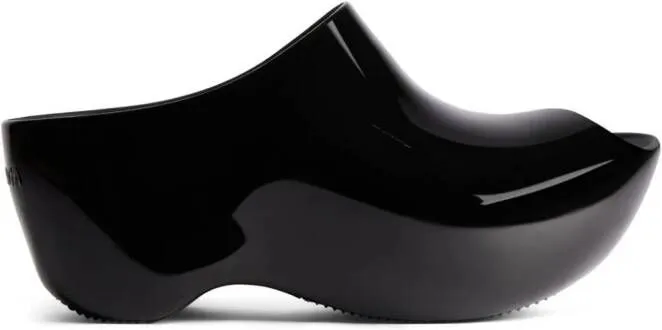 Balenciaga Technoslide 90mm platform mules Black