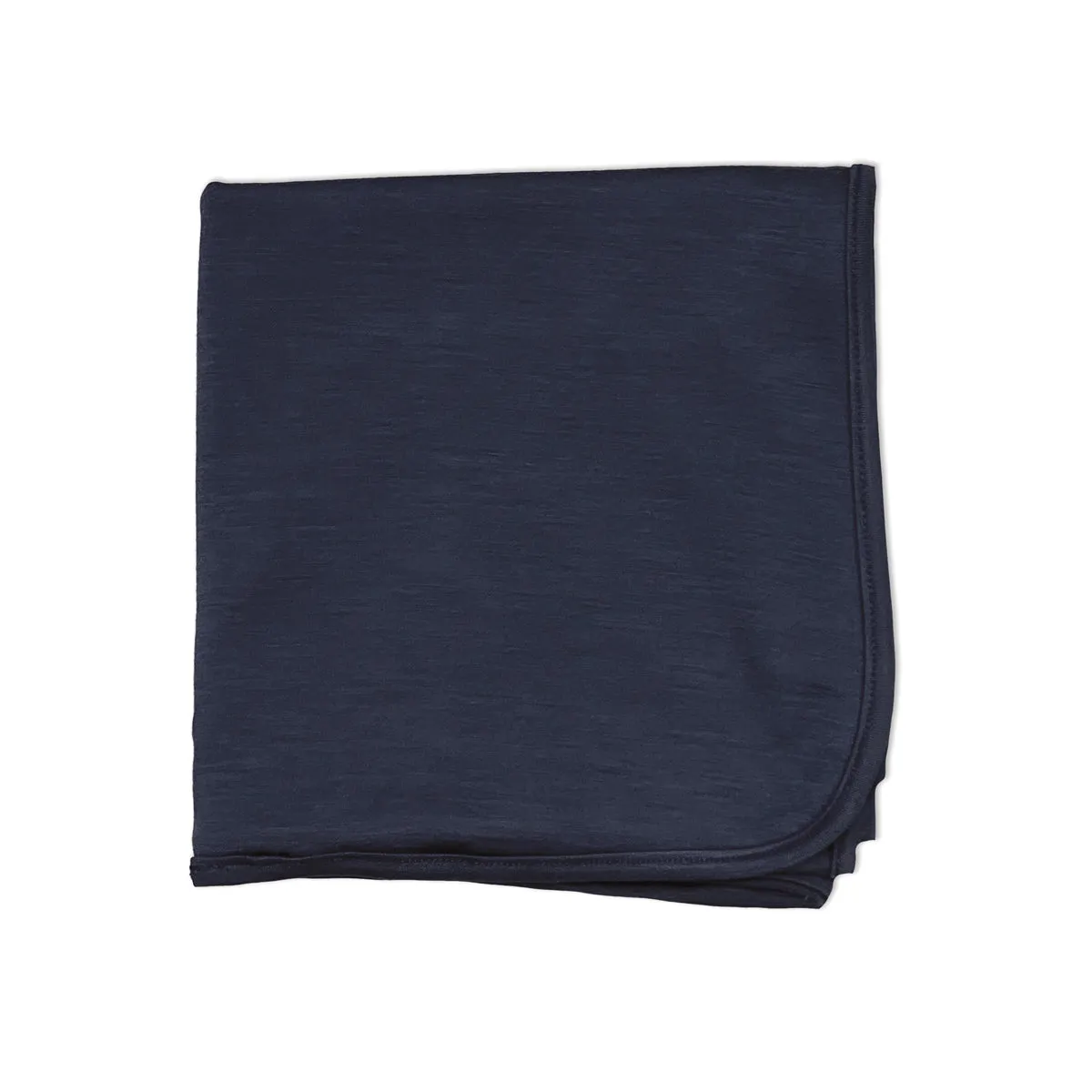 Bamboo Wool Swaddle Blanket (Blue Night)