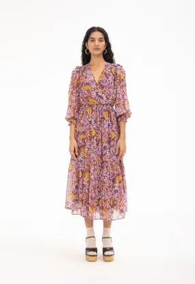     BANJANAN     Dress Pearl Dress Violet