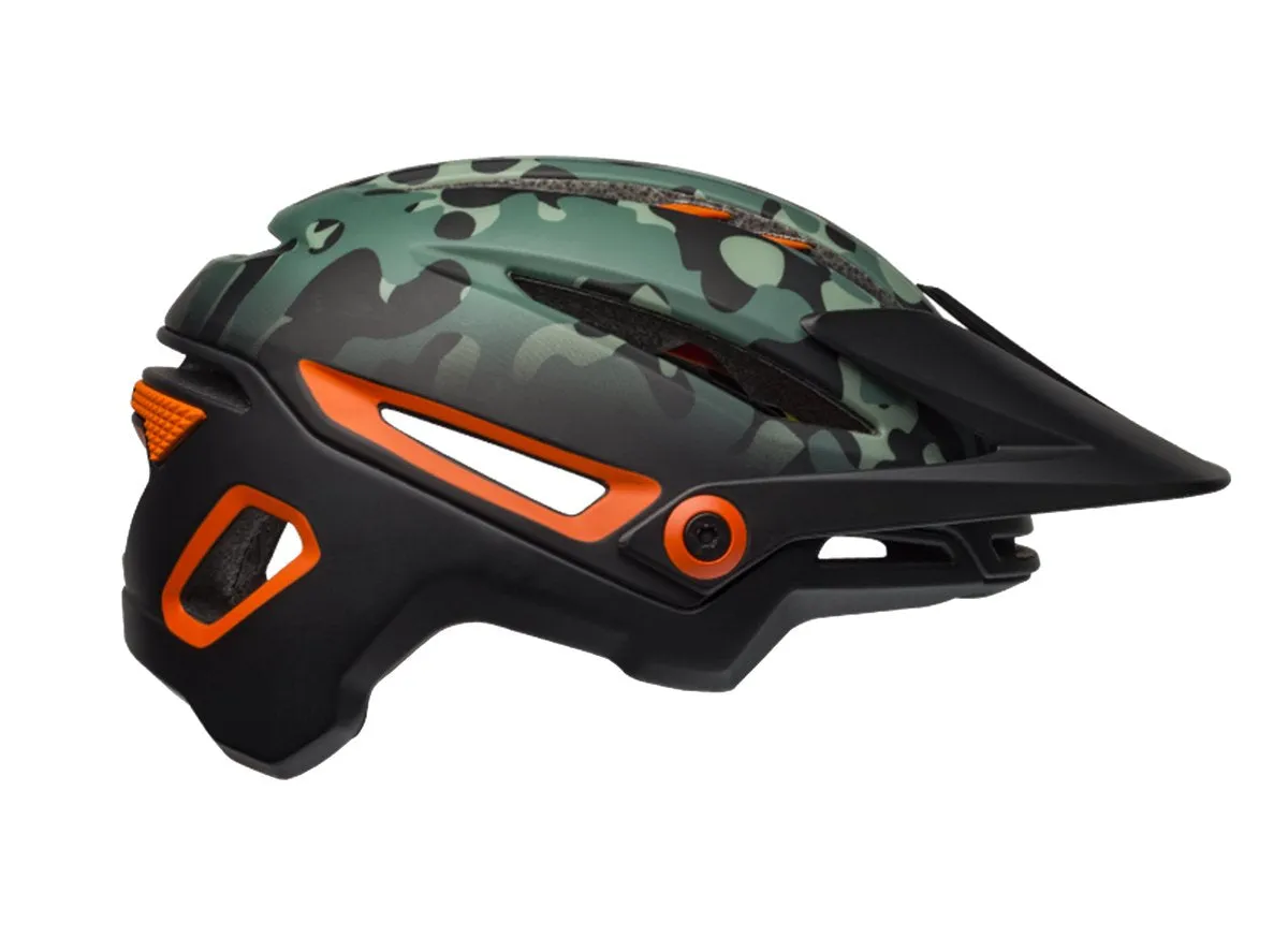 Bell Sixer MIPS MTB Helmet - Matt Black-Dark Green-Orange-Oak - 2019