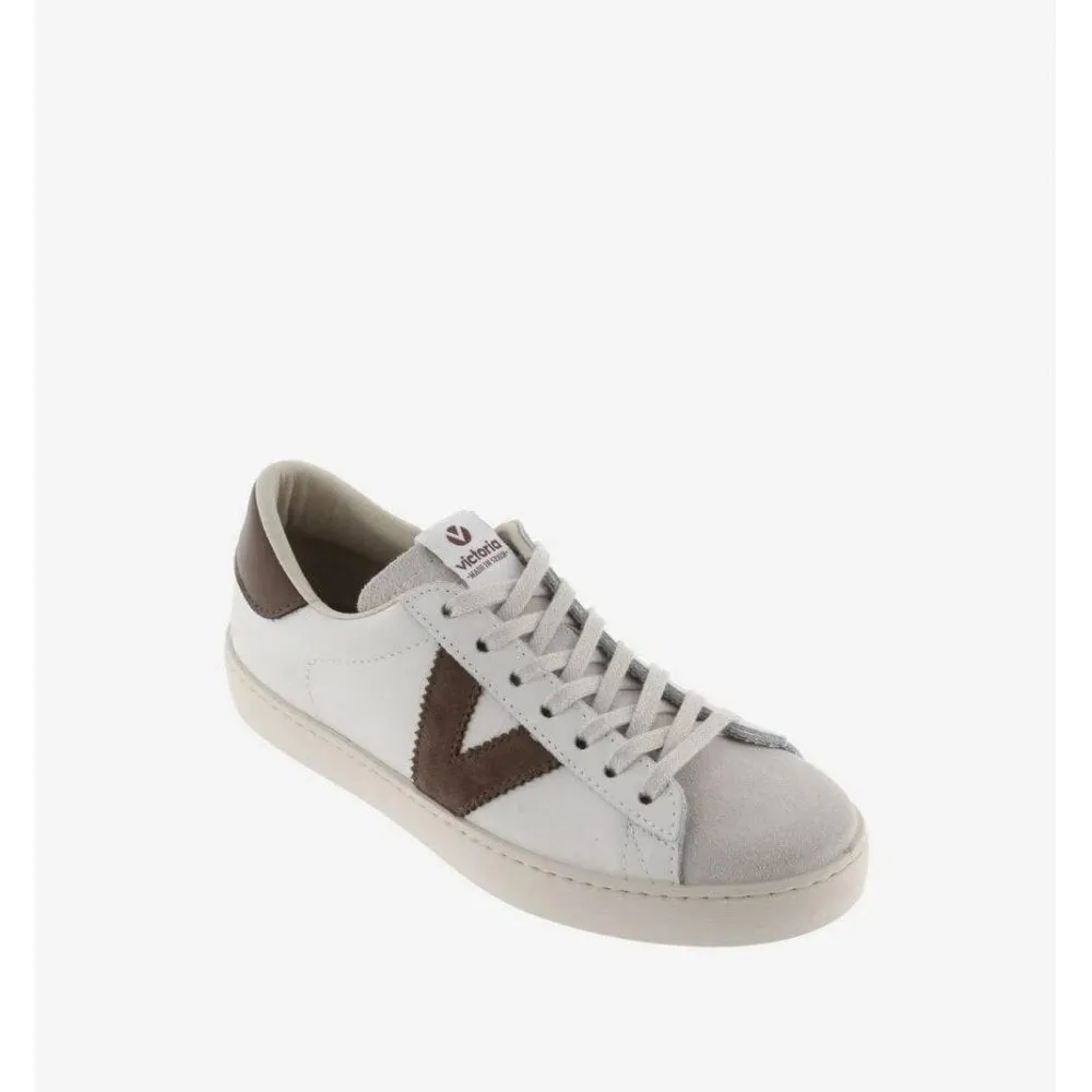 Berlin Contrast Leather Trainers