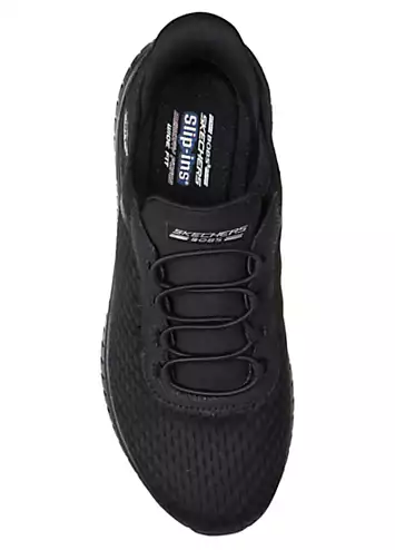 Black Bobs Squad Chaos in Colour Slip Ins Trainers by Skechers | Look Again