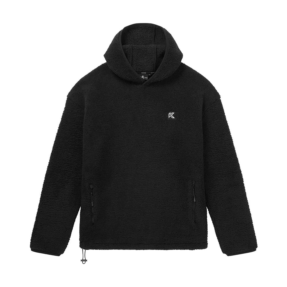 Black Sherpa Hoodie