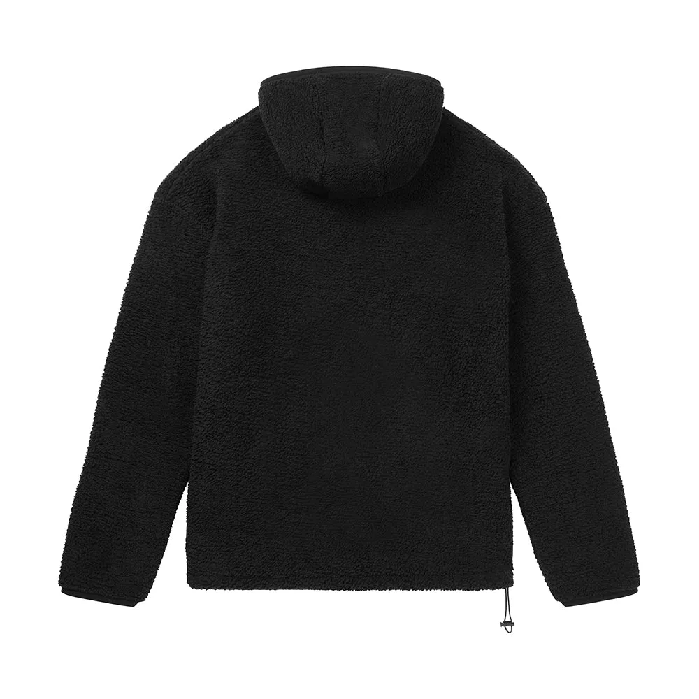 Black Sherpa Hoodie