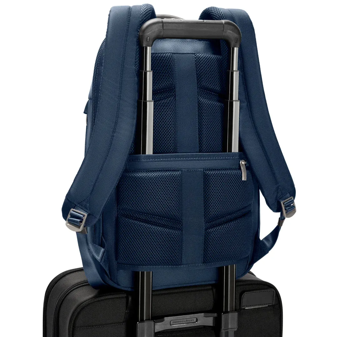 Briggs & Riley @Work Slim Backpack - Navy