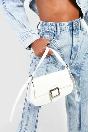 Buckle Detail Shoulder Bag