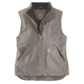 Carhartt Womens Sherpa Lined Mock Neck Soft Duck Vest