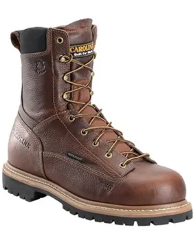 Carolina Men's 8" Waterproof Lace to Toe Comp Work Boot