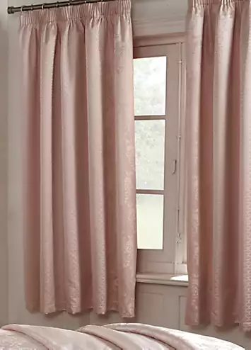 Cascade Home Chatsworth Pair of Standard Lined Curtains - Blush | Kaleidoscope