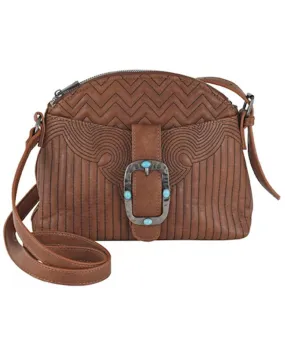 Catchfly Women's Geometric Quilted Crossbody Bag