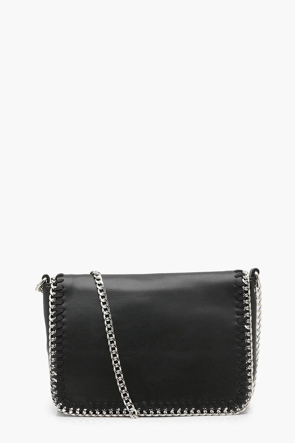 Chain Trim Shoulder Bag