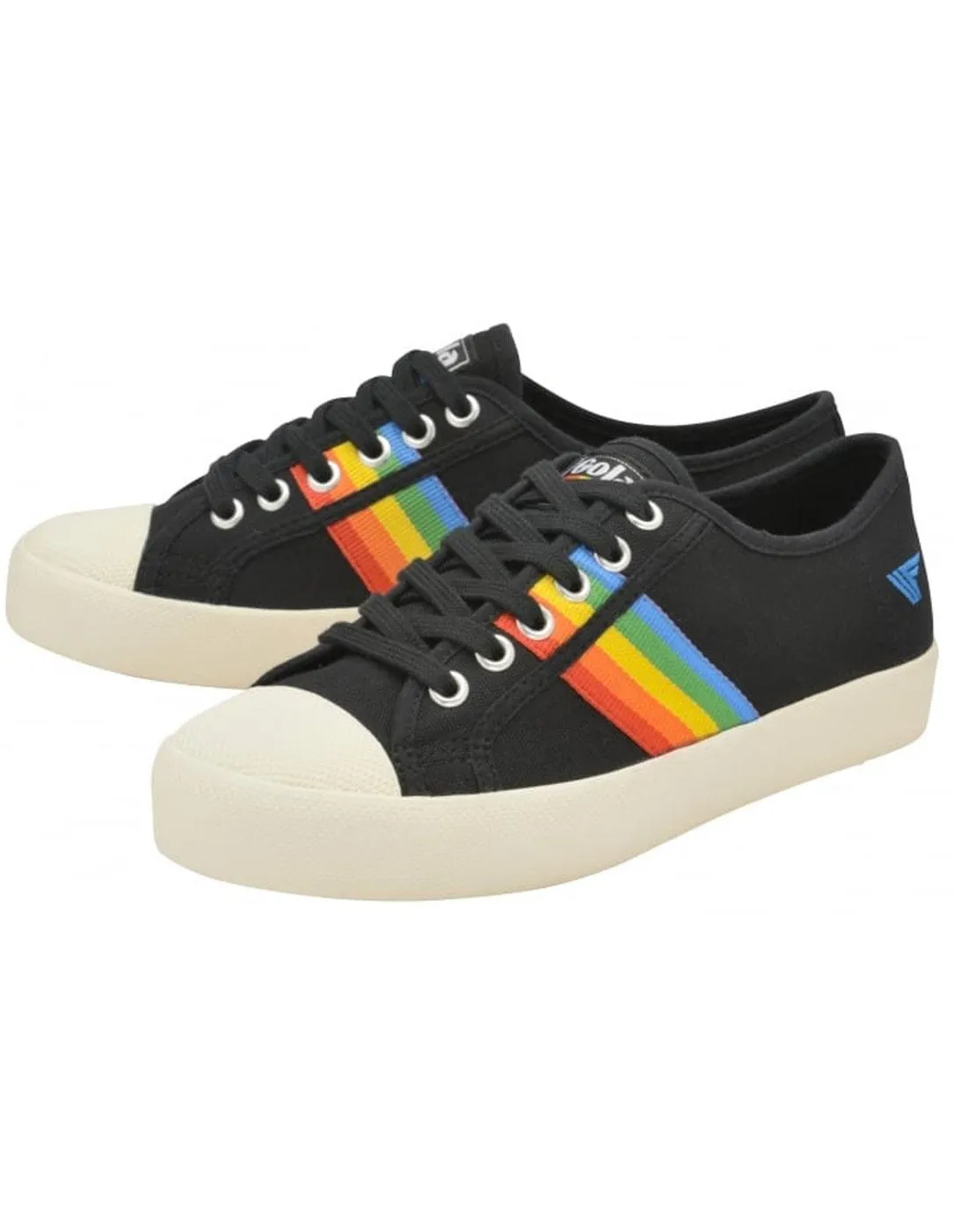 Coaster Rainbow GOLA Retro 1990s Canvas Trainers B