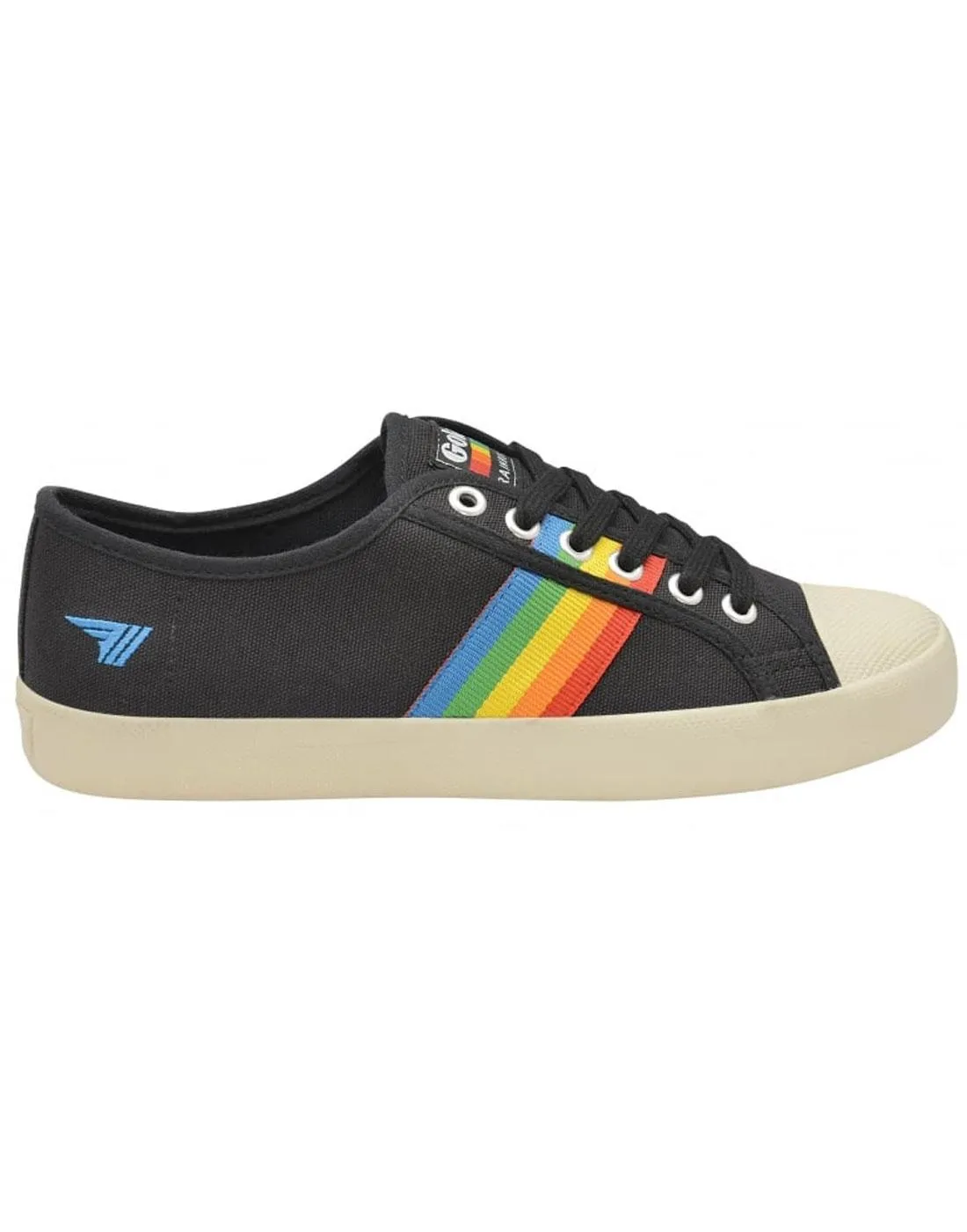 Coaster Rainbow GOLA Retro 1990s Canvas Trainers B