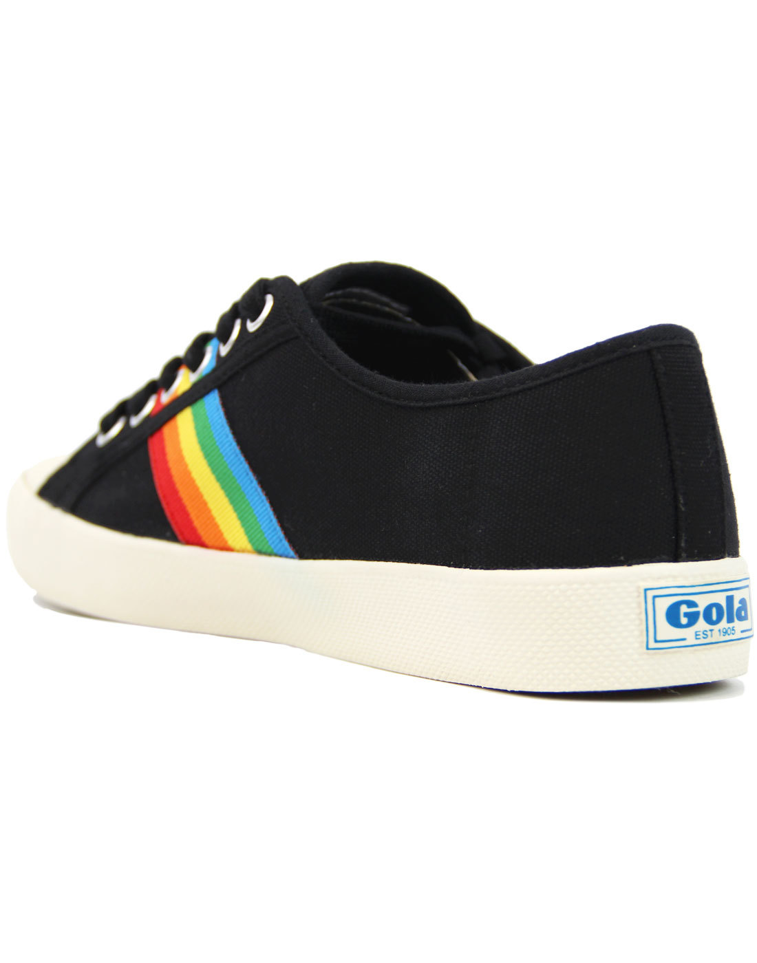 Coaster Rainbow GOLA Retro 1990s Canvas Trainers B