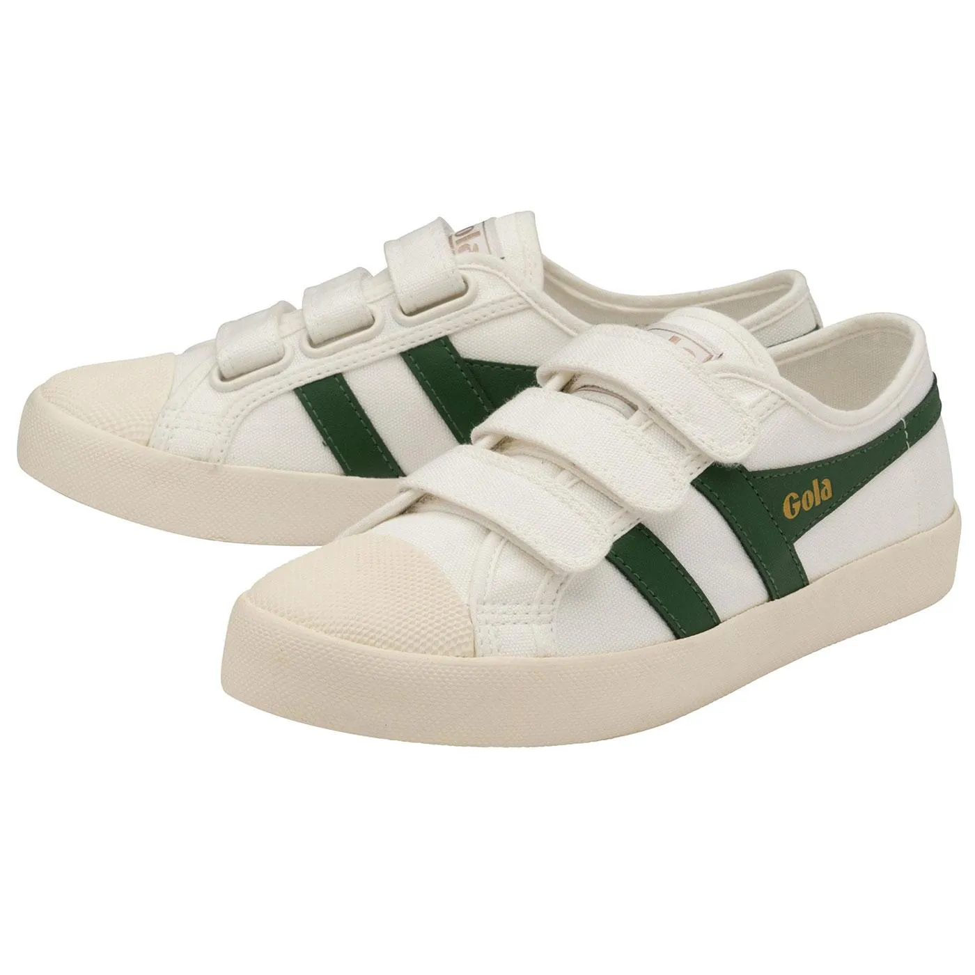 Coaster Velcro GOLA Retro Plimsoll Trainers (OW)