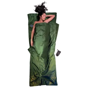 Cocoon - Travel Sheet Silk dark olive green