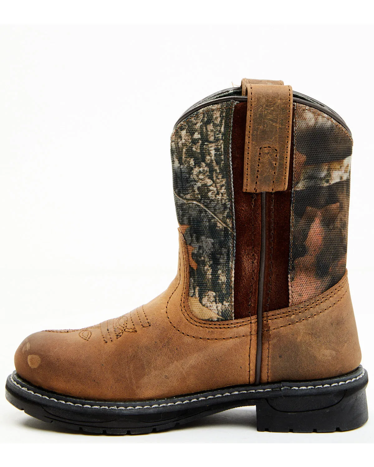 Cody James Boys' Real Tree Camo Work Boot - Round Toe