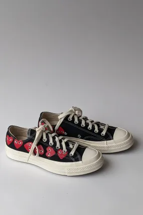 Comme des Garons PLAY Multi Heart Converse Chuck Taylor Low Top