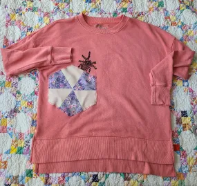 Creeping Tarantula & Vintage Quilt Piece Sweatshirt