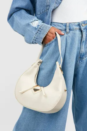 Curve Double Zip Shoulder Bag