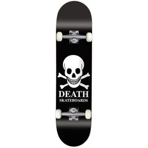 Death Skateboards OG Skull Black Complete Skateboard 8.25