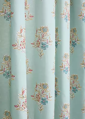 Dreams & Drapes Lorena Patchwork Pair of Pencil Pleat Lined Curtains with Tie-Backs | Kaleidoscope