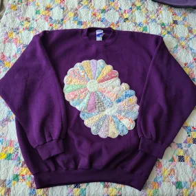 Dresden Plate Quilt Pattern Sweatshirt