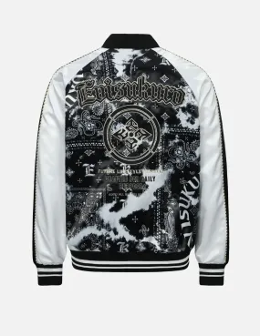 Dyed Paisley Allover Souvenir Jacket