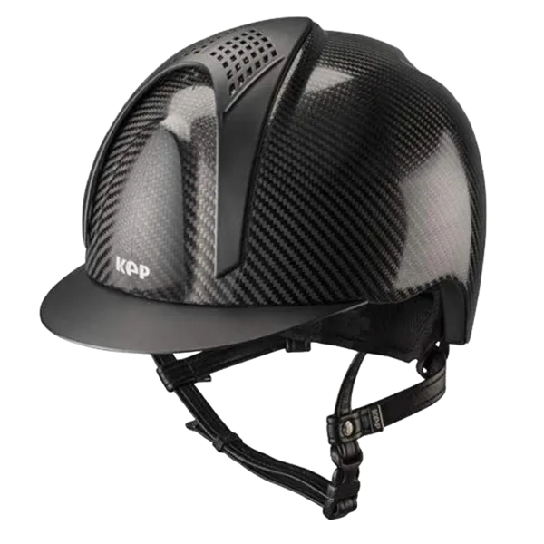 E-LIGHT Carbon Helmet - Shine with 2 Matt Inserts by KEP