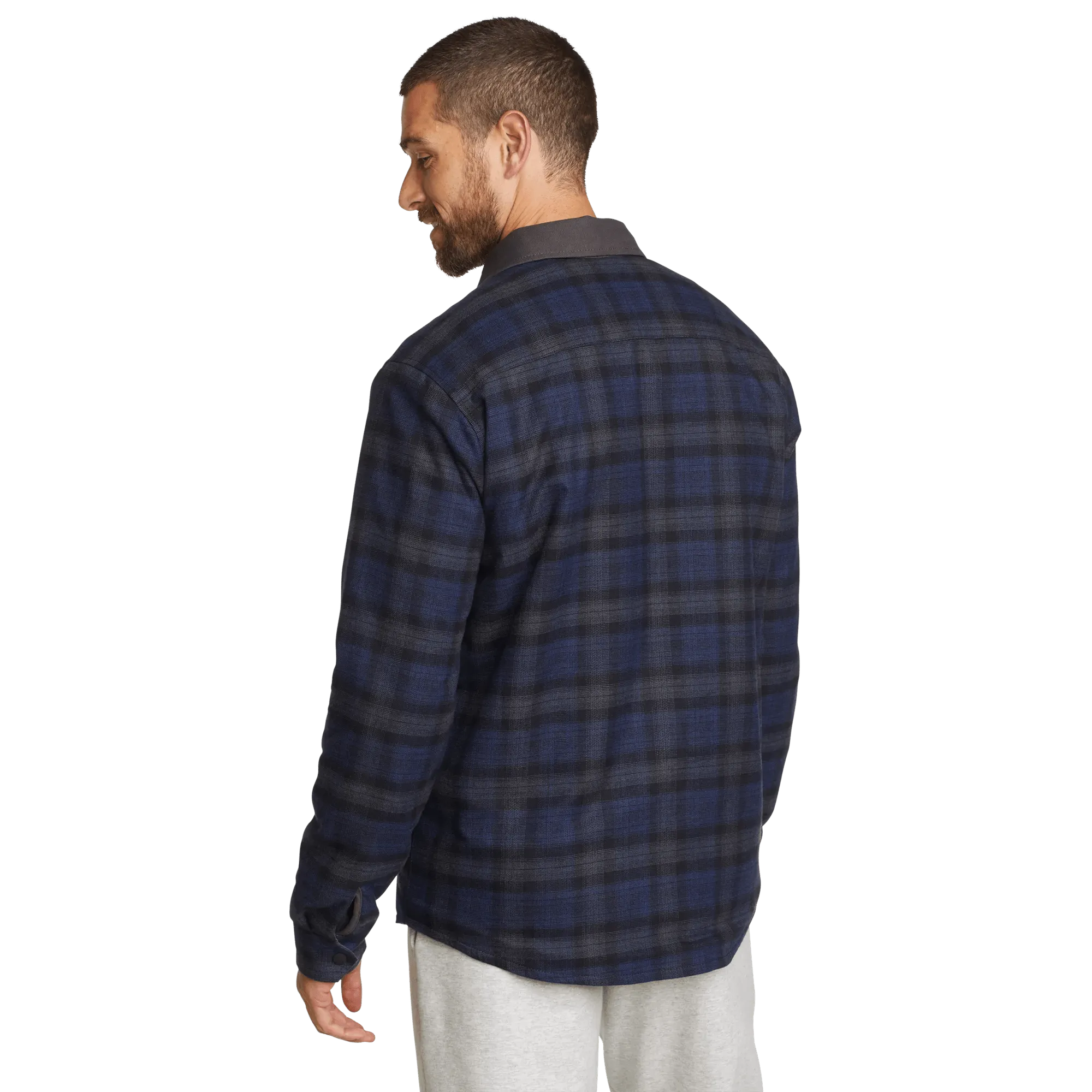 Eddie's Favorite Faux Shearling-Lined Flannel Shirt Jacket