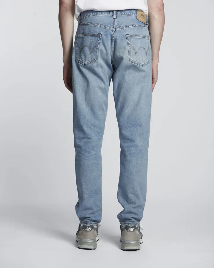 Edwin Made In Japan Regular Tapered Mens Jeans - 12.5oz Kaihara Yoshiko Left Hand Denim / Blue Light Used