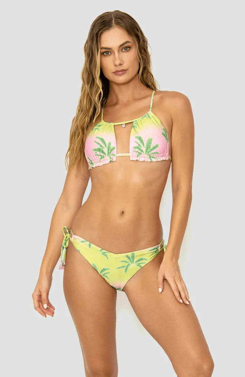 Estampado Palmas  Aurora, Conjunto Bikini