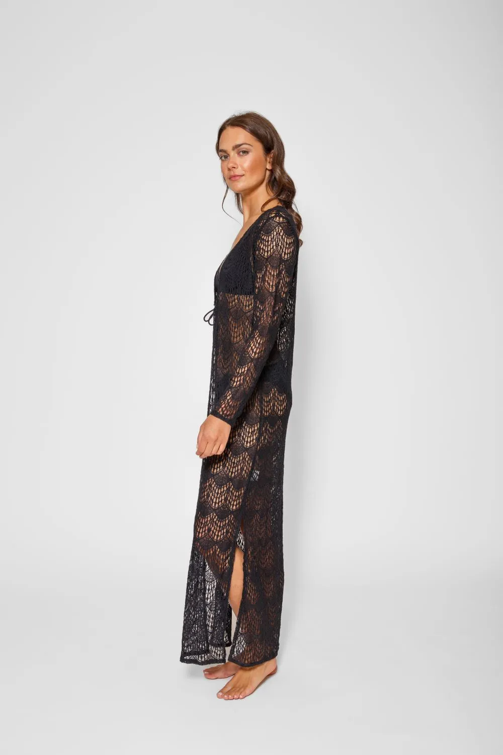 Flamenco Lace Long Cardigan