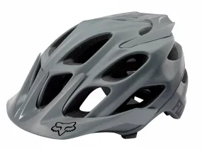 Fox Racing Flux Solids MTB Helmet - Gray