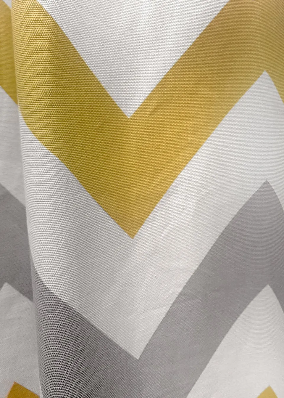 Fusion Chevron Curtains Yellow Eyelet Curtains