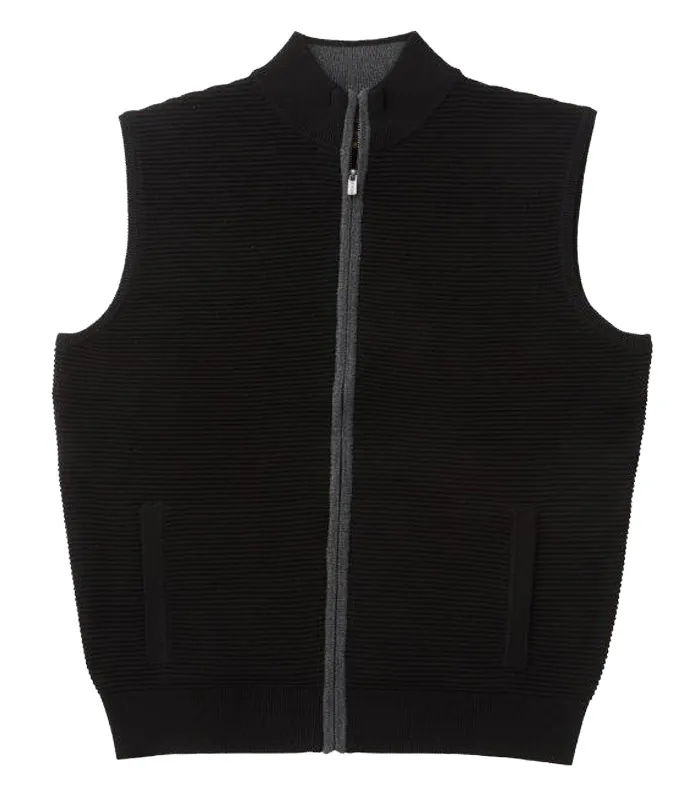 F/X Fusion Ottoman Black Full Zip Vest 